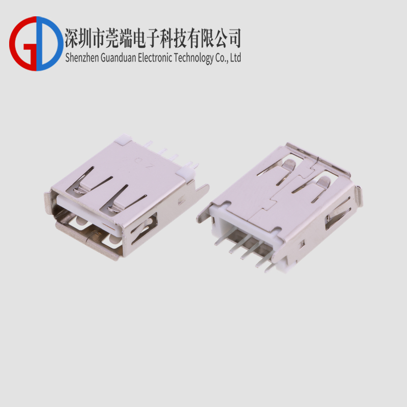 AF180 degree straight insertion short leg 2P rolled edge 15.0H with switch PIN