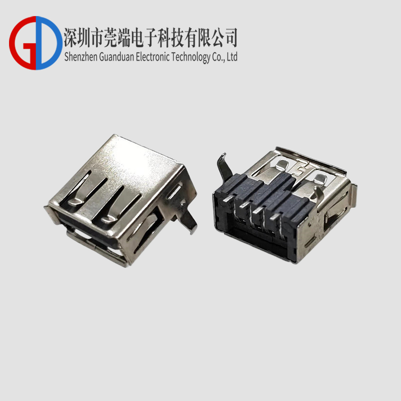 AF bent foot terminal SMT rolled edge LCP gray