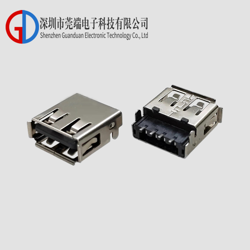 AF sinking board terminal SMT short pin rolled edge LCP gray