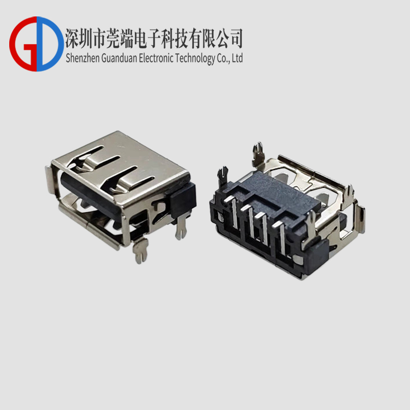 AF short body 10.0 four-pin plug terminal SMT curling 6.8H