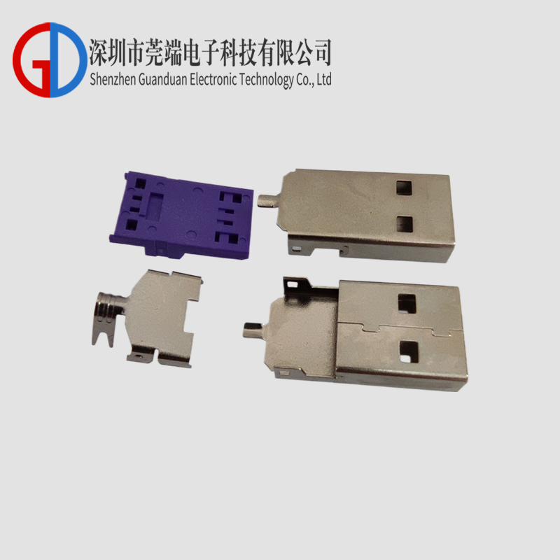A three piece set of high current purple welding wire
