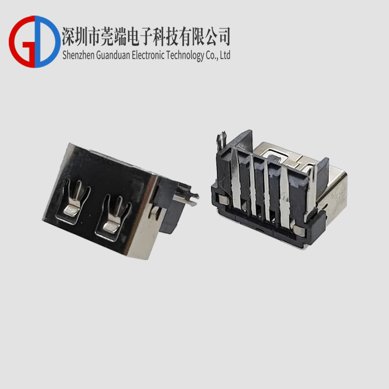 AF Short Body 10.0 Rear Pin Straight Edge Insertion Board LCP Gray Glue Iron Shell 9.8 Positive High Current