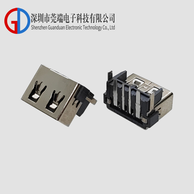 AF Short Body 10.0 Rear Pin Straight Edge Insertion Board LCP Gray Glue Iron Shell 8.7 Positive High Current