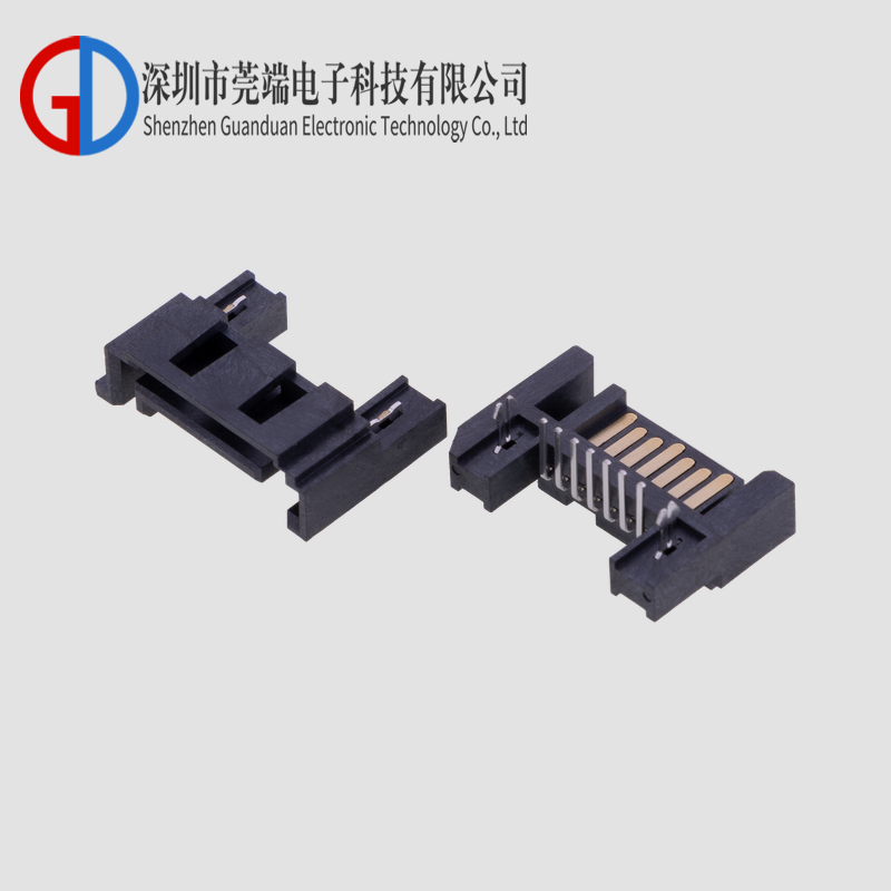 SATA7P90 degree three sided LCP material
