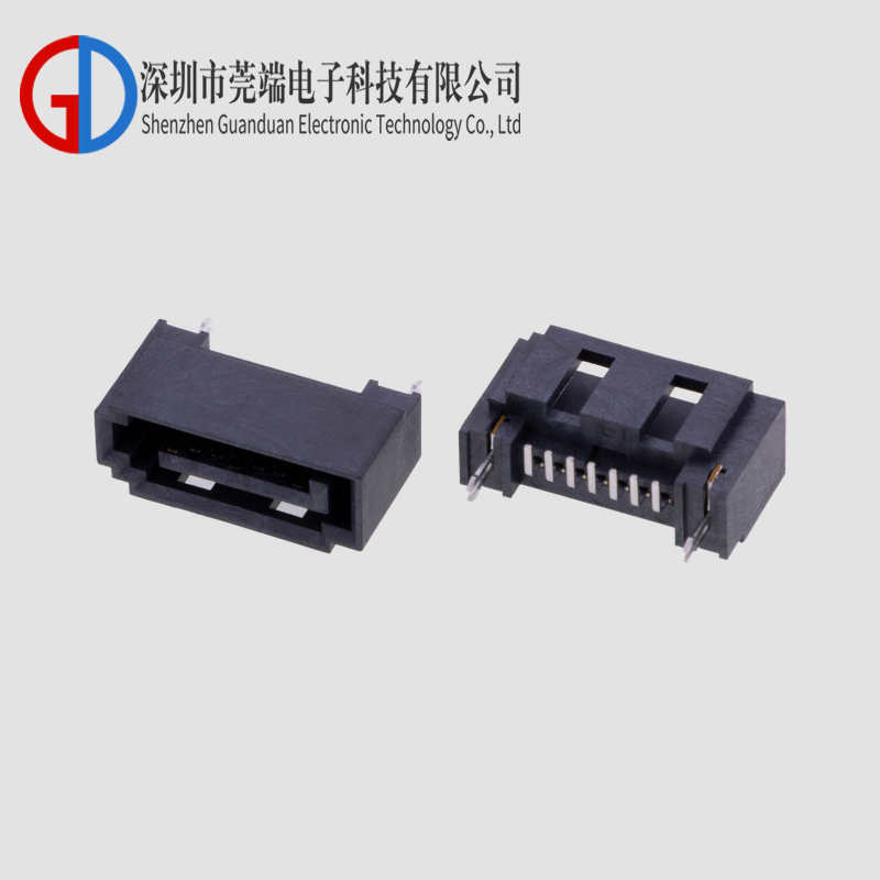 SATA7P full package sunroof A-type vertical SMT with harpoon