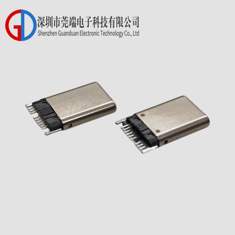 TYPE C Male Head Front 8+4P Rear 7+2P Single Row SMT Pin Free