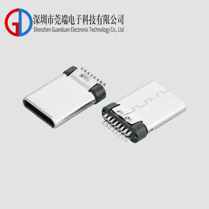 TYPE C Male Head 16P Clamp Riveted Sheath Single Head