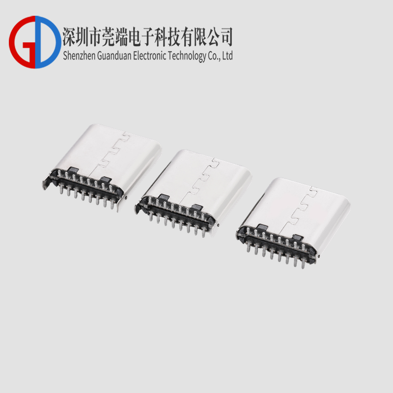 TYPE C Male Head 16P Stand up Adhesive 8.65H
