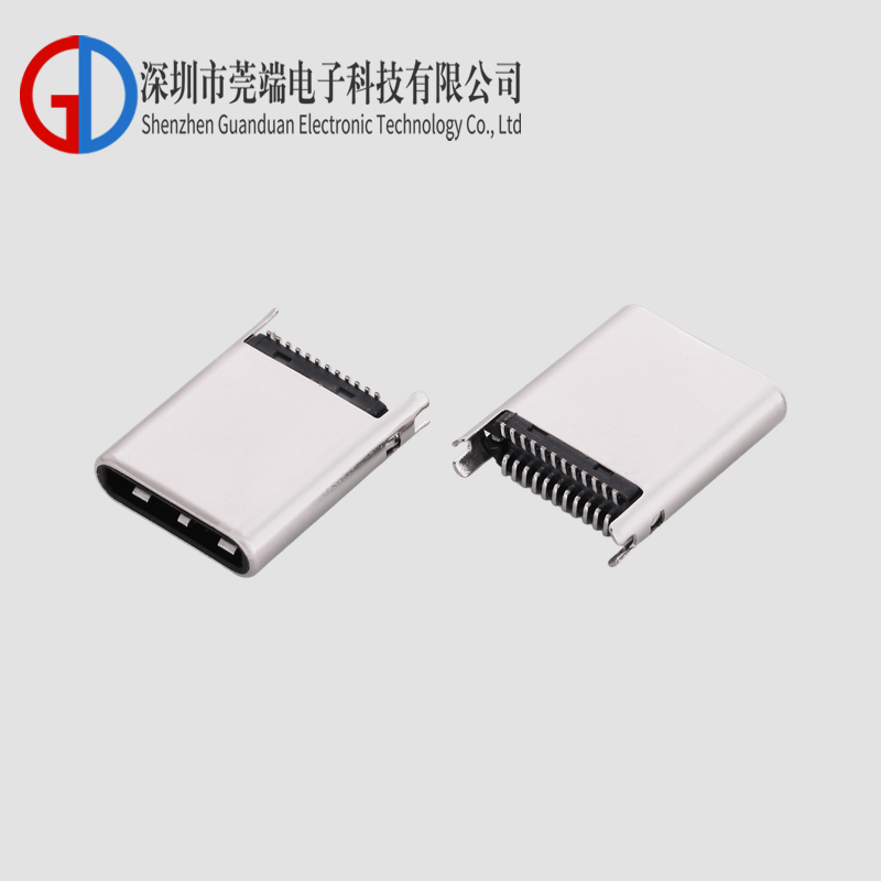 TYPE C Male 24P Stand up Adhesive 8.8H