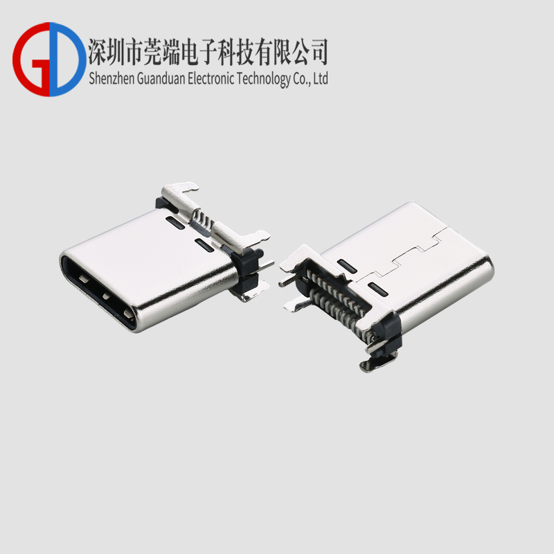 TYPE C Male 24P Stand up Adhesive 9.0H Four Legs