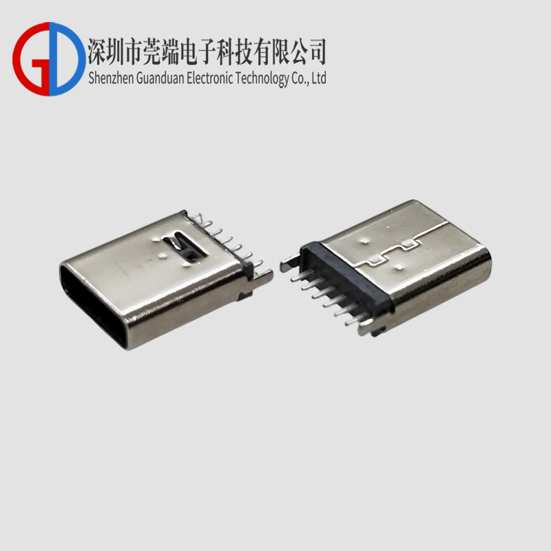 TYPE C female seat 6P vertical plug 10.5H