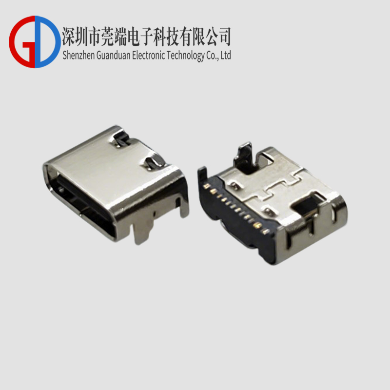 TYPE C Female Seat Single Row 16P SMT 6.5H