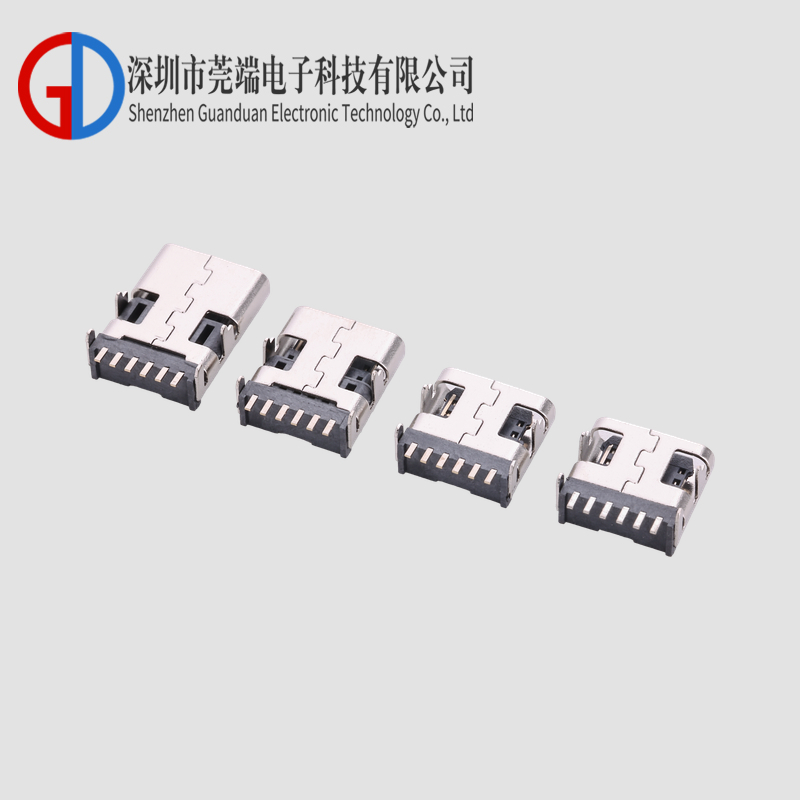 Type C female seat 6P board SMT 8.0-8.35-10.0-12.0