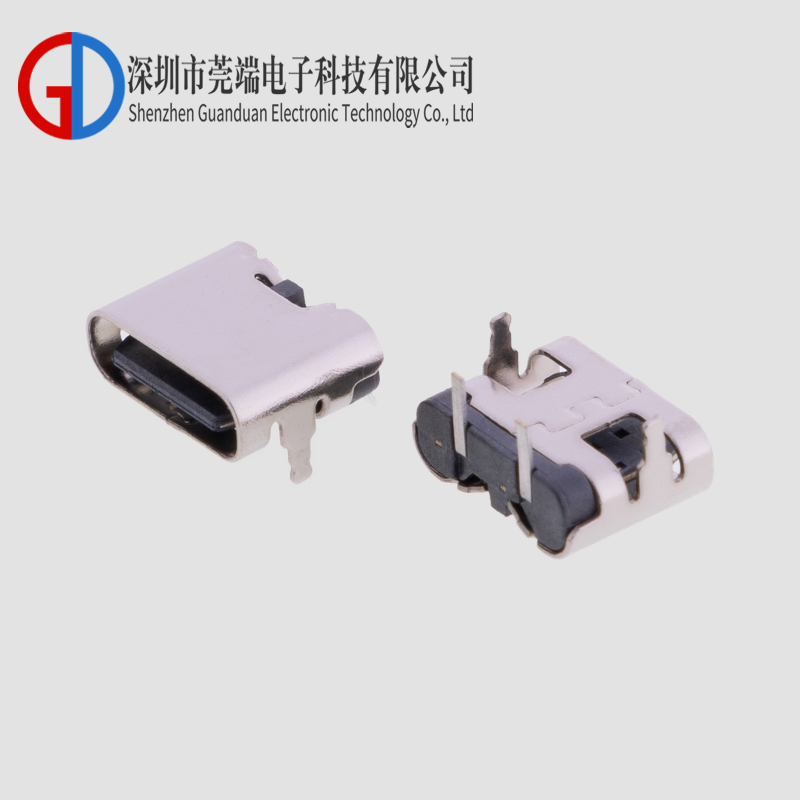 TYPE-C female seat 2P90 degrees